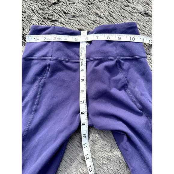 Athleta Leggings Exra Small Petite Blue Bell Bottom Midi Raise Activewear Womens - Picture 9 of 11